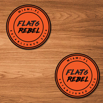 FLAT6REBEL OG Stickers