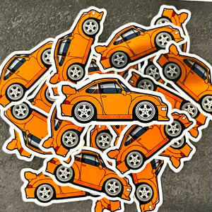 Naranja Leen Customs Stickers